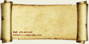 Jaroslav Blaževac vizit kartica